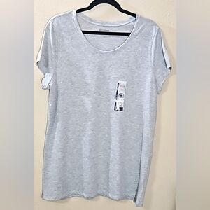 No Boundaries Women's Heather Gray Short Sleeve Tee Size XXXL (21)